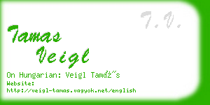 tamas veigl business card